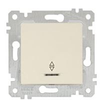 RİTA MEK TUŞ IŞIKLI VAVİEN (220V)(VİDALI) KREM 1